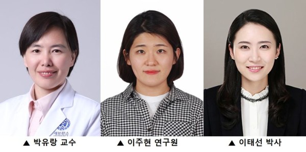 연세대 의대 의생명시스템정보학교실 박유랑 교수와 이주현 연구원, 신경외과학교실 이태선 박사